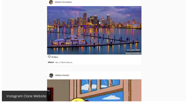 Instagram Clone using the Django Framework